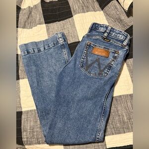 Wrangler Blue Flare & Wide Leg Jeans